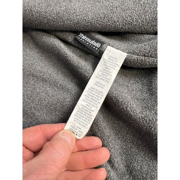 L.L. Bean Navy & Gray Lined Jacket XL Men's Nylon Polyester - Picture 7 of 9